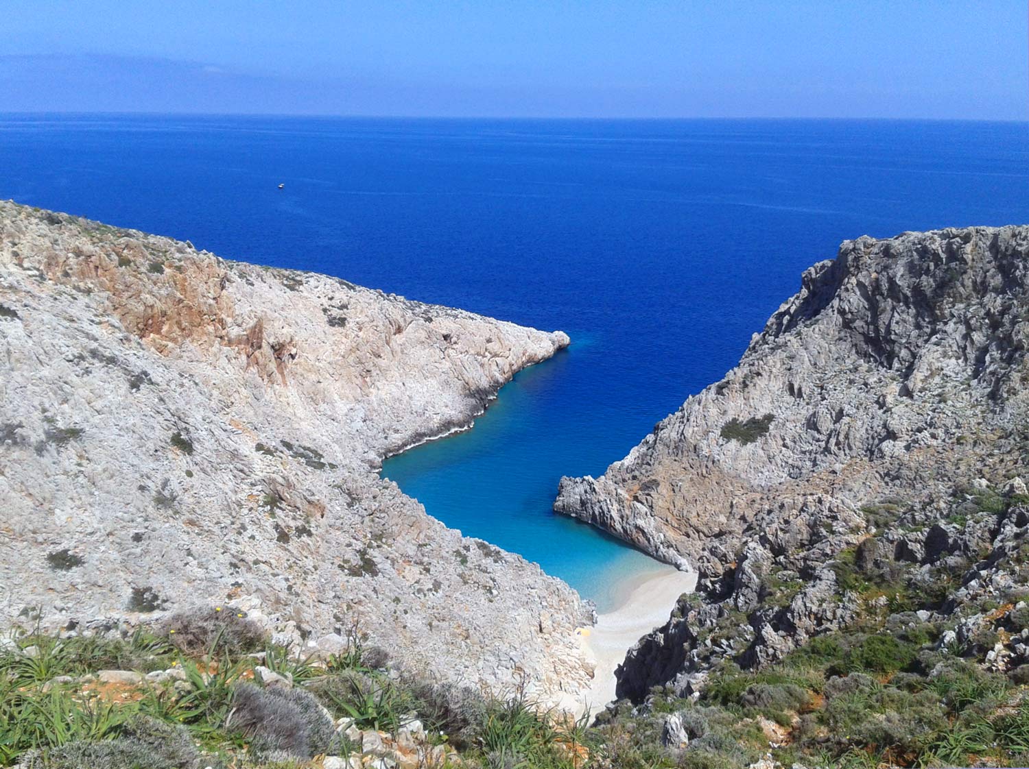 Beach from above